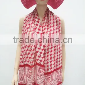 2014 Hot Beach Scarf,Polyester Long Scarf,Fashion Ladies Pareo thumbnail-1