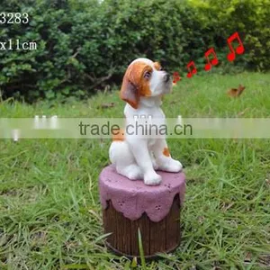 Resin Sensor Singing Small Puppies Gift Items Wholesale thumbnail-2