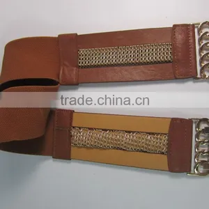 Elastic Chain Decorative Fashion Ladies Belt thumbnail-3