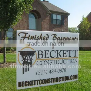 Corrugated Plastic Construction Sign Boards thumbnail-1