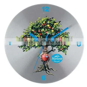 Promotion Metal Wall Clock With Logo Printing thumbnail-1