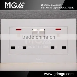 13A Double British Standard Sockets and Switches thumbnail-1