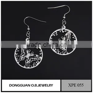 Drop Wedding Earring /butterfly Shape Earring /least 18 k Gold Earring thumbnail-1