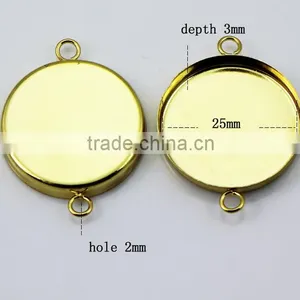 Cheap Price Wholesale Cabochon Pendant /Copper Plated Jewelry Base Pendants For Engraving And Laser thumbnail-2