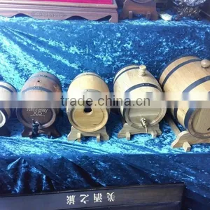 New Design Wooden Barrel Loudspeaker With Bluetooth Radio thumbnail-6