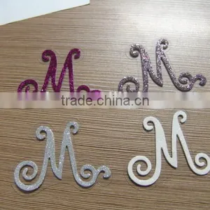 Colored Glitter Letter Number Stickers thumbnail-4