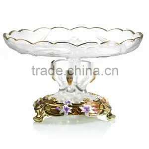 RORO Conjugal Felicity Enamel Crystal Glass Fruit Holder thumbnail-1