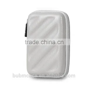 Fashion Bubm PU Silver Mini Digital Storage Bag Usb Headphones Cable Bag Waterproof and it Broke thumbnail-2