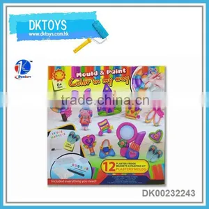 Denko Toys-Creative Craft Toy Fridge Magnet Magic Castle Kid Plaster Paint thumbnail-1