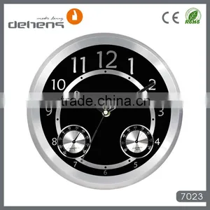 12 Inch Wall Clock With Temperature and Humidity thumbnail-1