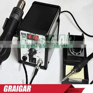 2 in 1 ATTEN AT8586 Advanced Hot Air Soldering Station, SMD Rework Station thumbnail-1