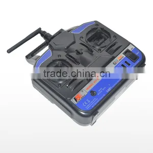 FlySky 2.4G 4CH CT4B T4B Radio Control Transmitter With R6B Receiver for RC Helicopter thumbnail-3