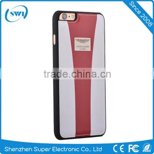 Aston Martin Racing Strap Genuine Leather Back Cover Case for Iphone 6s / Iphone 6 4.7 Inch thumbnail-1