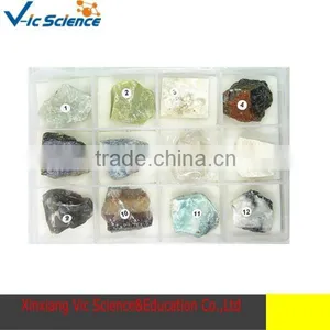 12 Kinds of Mineral Specimens Stone Packed Set thumbnail-2