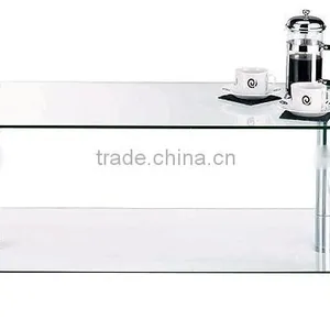 Foshan Mirror Glass Table Coffee Modern thumbnail-3