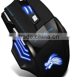 7D Wired Game Mouse Laser Lighted LED Custom Logo Gaming Mouse thumbnail-1