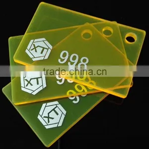 Fluorescent Yellow/Pink/Green Acrylic Sheet thumbnail-1