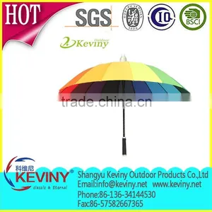 Rain Umbrella in 16 Panels With Rain Drop Made by China Parasol Manufacturer Has Cheap Price thumbnail-1