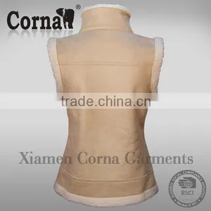 OEM Popular Eco-friendly Wholesale Fleece Vest Sleeveless Polar Fleece Vest thumbnail-3