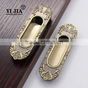 Oval Fancy Small Solid Old Drawer Cabinet Handles thumbnail-3