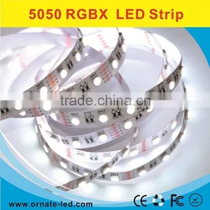 RGBW Led Strip Waterproof 5M 300led 5050 Led Strip Light DC12V Flexible Led Flex Light thumbnail-1