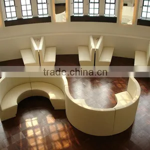 Restaurant Round Corner Sofa Booth thumbnail-1