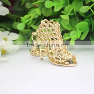 New Crystal Keychain Rhinestone High Heel Shoes Keychain Crystal Keychain thumbnail-4