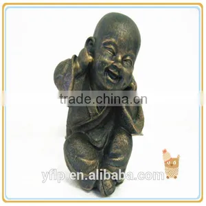Shenzhen Resin Little Smiling Monk Craft thumbnail-2