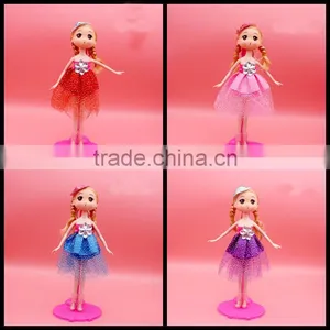 Wholesale Online Shop Mobile Phone Chain Cutom Size 18cm 26cm Barbie Wedding Dress Ddung Dolls Pendant Plastic Key Chain thumbnail-3