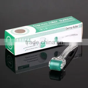 Titanium 192 Needles Dermaroller Derma Roller Skin Face Beauty Face Massage Roller thumbnail-1