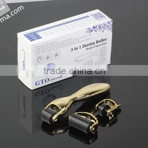 GTO Brand 3 in 1 Body Face Eye Derma Roller CE Approved thumbnail-2