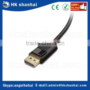 Gold Plated 4K Resolution (UHD 3840 x 2160) Displayport 1.2 to HDTV Cable dp Male to HD Male Data Cable thumbnail-4