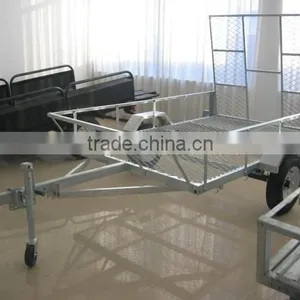 Hot Dipped Galvanized 8x5ft Utility ATV Trailer Ramp Trailer thumbnail-2
