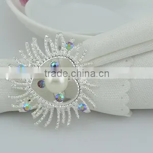 NR026 Bulk Wholesale Jeweled Napkin Ring thumbnail-5