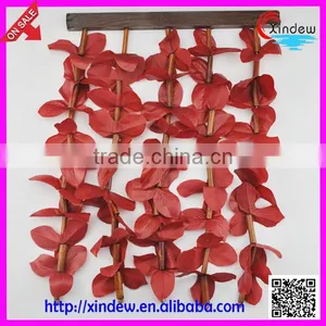 Plastic Red Leaf Door Curtain Bamboo Curtain Door Accessories XDCZ-005 thumbnail-1