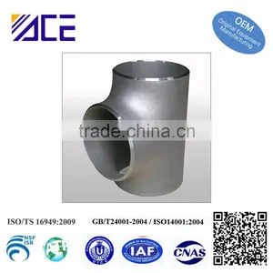 304 Stainless Steel Welding Tee Fittings thumbnail-1