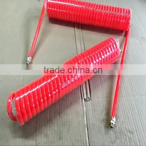 Orange Polyurethane Spiral Tube&G1/4 Brass Fitting Ends(5*8*7.5m);brass Valve thumbnail-2