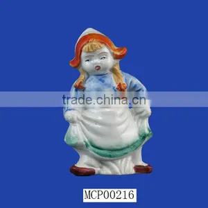 Red Hair Adorable Customized Decorative Dutch Girl Figurine thumbnail-1
