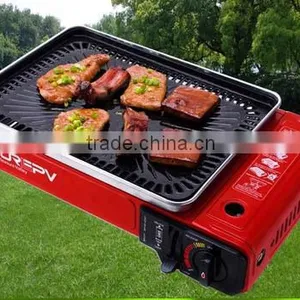 2015 Stainless Steel Portable Gas Bbq Grill for Camping thumbnail-1
