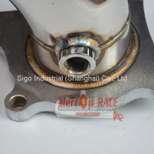Mertop Race New 3'' 76mm Catless High Flow VW Golf R MK6 Aud* TTS Aud* S3 AUD* A3 8P Quattro 1.8L TFSI 2L TFSI Downpipe thumbnail-4