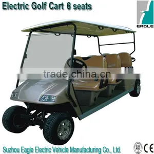 6 Seater Electric Trolley Golf Carts, EG2068K thumbnail-1