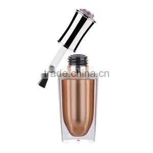Acrylic Material Square Shape Nail Polish Bottle thumbnail-2