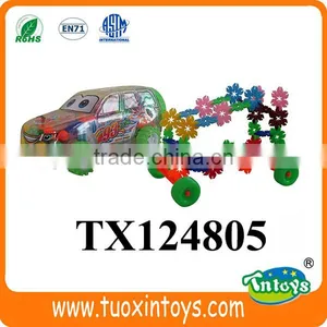 Plastic Snowflake Geometric Designs Building Blocks Toys Creative Puzzle Toys for Kids thumbnail-6