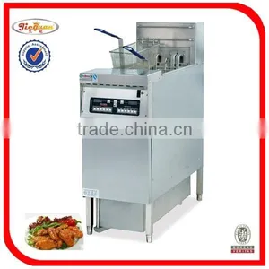 High Quality Vertical 2-tank Computer Fryer 4-basket With Oil Filter Cart DF-30-2A 0086-13632272289 thumbnail-5