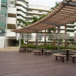 Outdoor Long Life Garden Wpc Pergola Waterproof Wood Plastic Composite Pergola Wpc thumbnail-3