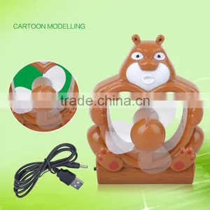 Supply Fashion Creative Mini USB Charging Cartoon Fan thumbnail-1