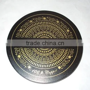 Customized Cheap Wooden Tea Cup Coaster, Tea Placement Cup Mat Coaster, Handmade Mule Mug Coaster, Custom MDF Wood Coaster thumbnail-2