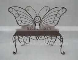 Metal Butterfly Bench for Garden thumbnail-1