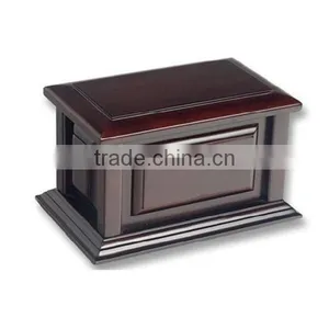 Human Cremation Latest Custom Design Funerary Cherry Wood Urns thumbnail-1
