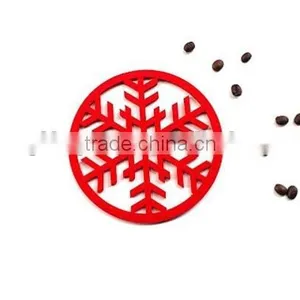 2017 Felt Coaster for Christmas Table Decoration Made in China thumbnail-1